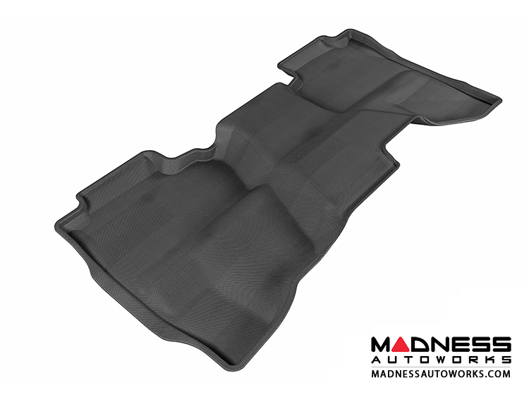 Chevrolet/ GMC Silverado/ Sierra Double Cab Floor Mat - Rear - Black by 3D MAXpider (2014-)